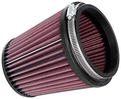 K&N High-Flow Original Lifetime Universal Clamp-On Air Filter: High Performance, Premium, Washable: Flange Diameter: 4.5 In, Filter Height: 6 In, Flange Length: 0.625 In, Shape: Round Tapered, RU-4740