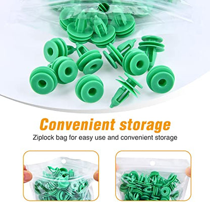 GOOACC 100PCS Door Panel Retainer Clips OEM:# 6503204 - color: 100Pcs Door Panel Clips 7.5mm