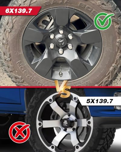 KSP 2inch 6x5.5 Hubcentric Wheel Spacers Compatible with 19-26 Ram 1500 - size: 2inch-6 lug-M14x1.5