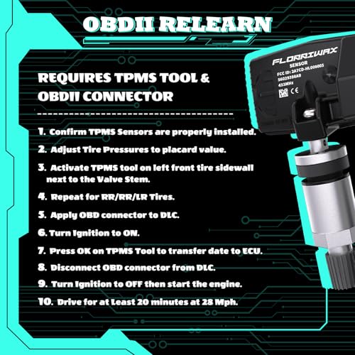 TPMS Sensor 433Mhz Tire Pressure Monitoring Sensor For CHRYSLER JEEP RAM - size: 56029398AB