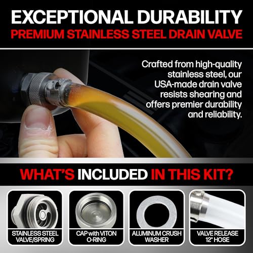 Votex - Made in USA - M16 x 1.5MM Quick Easy Valve Oil Drain Plug fits Mini, Subaru, Toyota, and More - Stainless Steel - Part Number SMQDP009 - size: M16-1.5 Valve Drain Plug