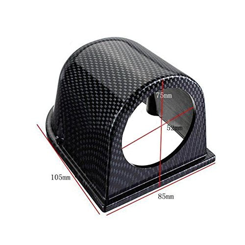 ESUPPORT Carbon Fiber 2" 52mm Heavy Duty Universal One Hole Dash - color: One Hole