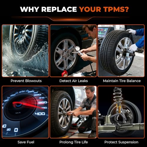 Pre-Programmed TPMS Sensor Fit for Toyota, Set of 4 Tire Pressure Monitor - size: 42a60706030