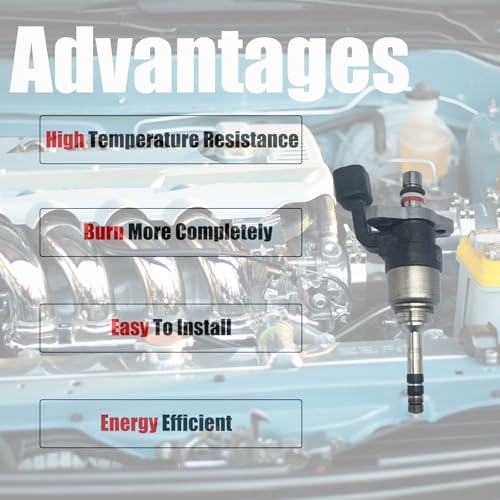 Fuel Injectors 12709231 Compatible with Chevrolet Equinox 1.5L 2023-2024 for GMC Terrain 1.5L 2023-2024 4 pcs - size: 12709231