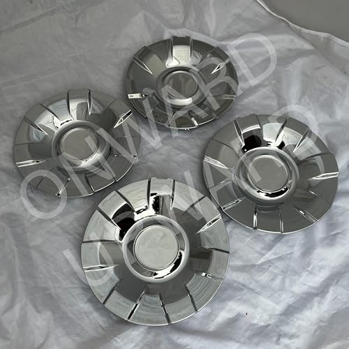 GENERIC Center Cap Set for 2007 2008 2009 Chrysler Aspen Chrome 18x8 Wheels Replaces Part 52013719AA