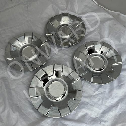 GENERIC Center Cap Set for 2007 2008 2009 Chrysler Aspen Chrome 18x8 Wheels Replaces Part 52013719AA