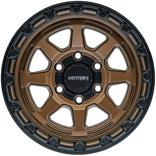 MAYHEM RIDGELINE 8306 SATIN BRONZE 17X8.5 6-135 -6MM 87.1MM