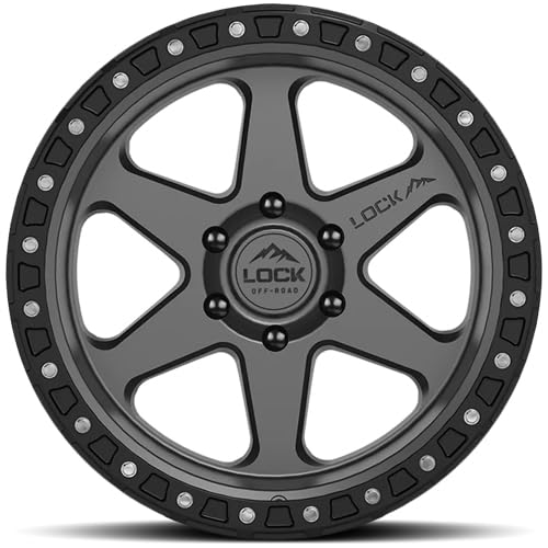 LOCK OFFROAD OLYMPUS-8957MGMBR 18X9-5X127-12et - Matte Grey with Matte Black Ring - color: Matte Grey with Matte Black Ring, size: 18X9 - 5X127 -12et