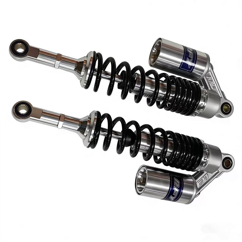 14.17 inch Motorcycle Air Shock Absorber Suspension ATV Quad 2pcs - color: Silver