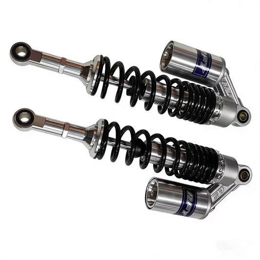 14.17 inch Motorcycle Air Shock Absorber Suspension ATV Quad 2pcs - color: Silver