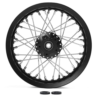 TOFR CNC 12x2.15 Rear Wheel Rim for Talaria Sting R MX3/R MX4/XXX/X3 Pro - color: Black, size: 12" Rear