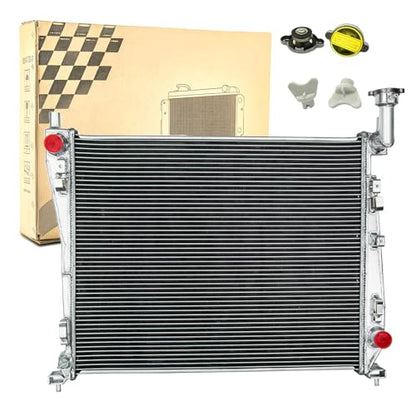3-Rows Full Aluminum Radiator for 2011-2021 Jeep Grand Cherokee Dodge Durango 3.6L 5.7L 2012 2013 2015 2016 2017 2018 2019 2021 Radiator for 2014-2020 Jeep Grand Cherokee 3.0L