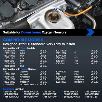 250-24785 Downstream O2 Sensor for Honda Accord Pilot