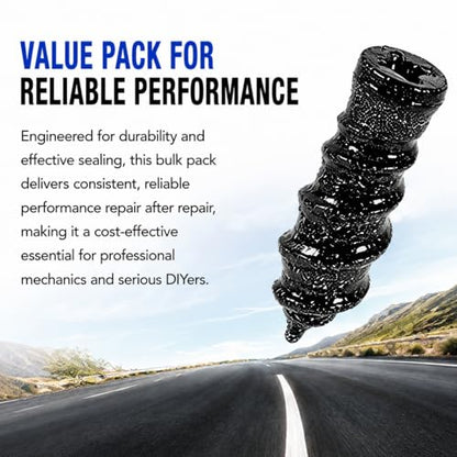 84 Pcs Tire Repair Rubber Nail Kit with Screwdriver, 3 Sizes Bulk Pack for Car/Truck/Motorcycle Tire Puncture (28 Large, 28 Medium, 28 Small)