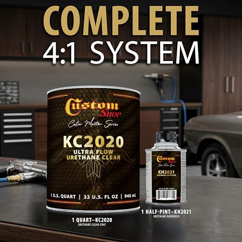 Custom Shop Ultra Flow Urethane Clearcoat with KH2021 Hardener, Quart Kit - size: Quart Kit