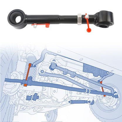 Lifts Front Sway Bar Links Quicker Disconnect System 2.5"-6" Compatible with 1998-2006 Jeep Wrangler TJ Cherokee 1984-2001 Jeep Wrangler XJ Adjustable Front Sway Bar Quick Disconnect End Links