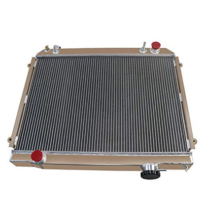 ALLOYWORKS 3 Row All Aluminum Radiator For 1995-2004 Toyota Tacoma 2.4L 2.7L 3.4L L4 V6 AT/MT
