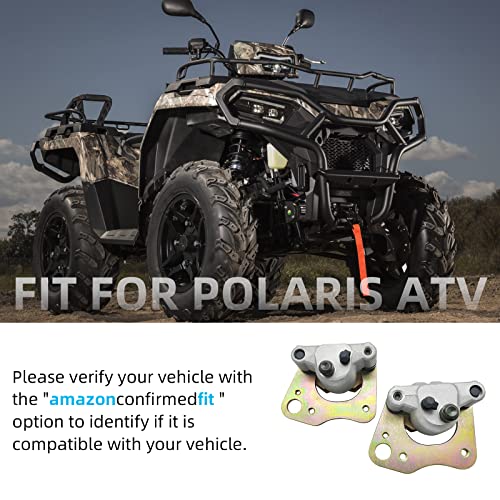 Front Left Right Brake Caliper Assembly for Polaris ATV Trail BOSS 330 Trail Blazer 330 Hawkeye 325/400 Scrambler 500 Sportsman 400 450 570 800 1911540 1911541