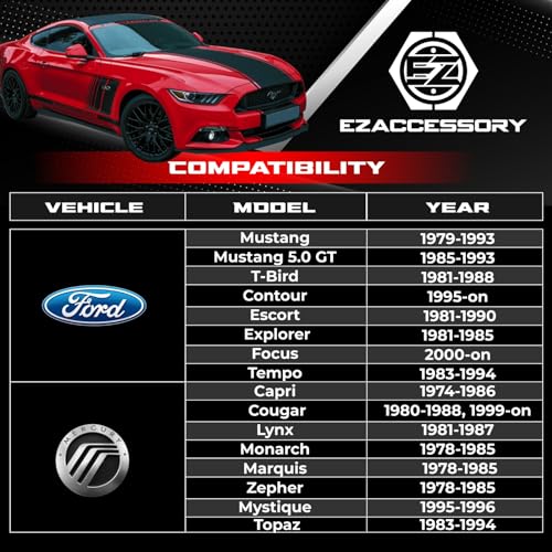ezaccessory 2 Wheel Adapters Spacers 4x4.25 to 4x4.25 | 4x108 to 4x108 | Fits Ford Mustang 5.0 GT | 1.5" Thick - size: Thickness - 1.5", style: 2 PCS