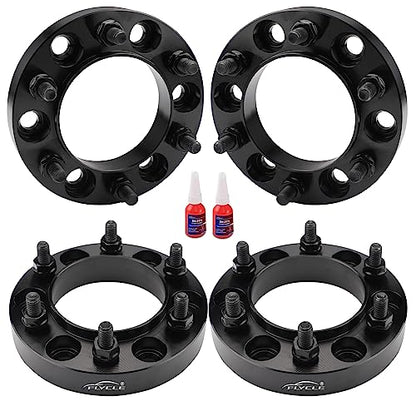 FLYCLE 6x5.5 Hubcentric Wheel Spacers 1 Inch for 1995-2023 Tacoma 4Runner, 6x139.7mm with 12x1.5 Studs 106mm Center Bore Forged Wheel Spacer for Tundra FJ Cruise Fortuner Sequoia GX460 GX470 - size: 1 Inch