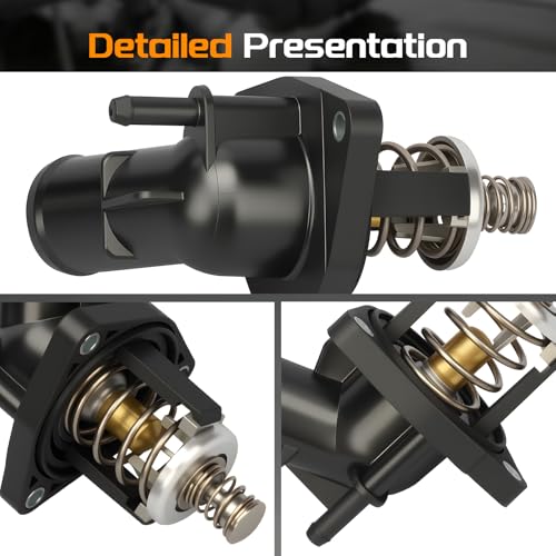 BRTEC 12671393 Thermostat Housing for Cadillac Escalade - color: TMH8018-A