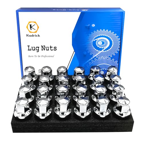 KADRICK 24PCS Ford F150 Lug Nuts,M14x1.5 Lug Nuts for 2015-2025 F150 - color: Silver, size: M14x1.5, style: 24 Pack-Ford F150/Expedition 2015-2024
