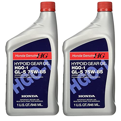 Genuine OEM Hypoid Gear Oil HGP-1 GL-5 75W-85 Advanced Protection 1qt (2x1qt) For Honda