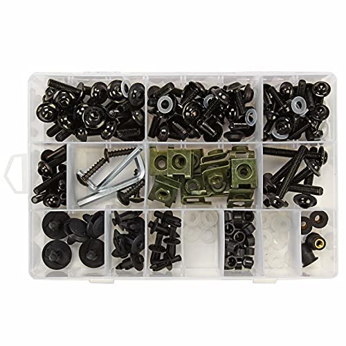 Complete Fairing Bolts Screws Bodywork Kit Replacement For Kawasak Suzuki Honda Ducati Yamaha BMW GSXR Motorcycle Black