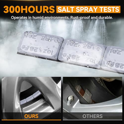 PROEZE Wheel Weights Gray 1oz,72 oz/Box,1 Ounce Stick on Wheel Weights for Cars, Trucks, SUVs, Motorcycle and Others - color: gray