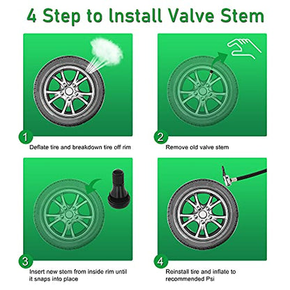 CDWTPS TR412 Tire Valve Stem - size: TR412-25PCS