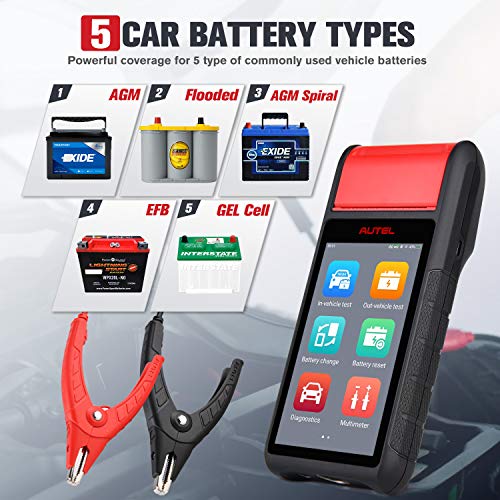 Autel MaxiBAS BT608 (E) Car Battery Tester with All Systems Diagnostics