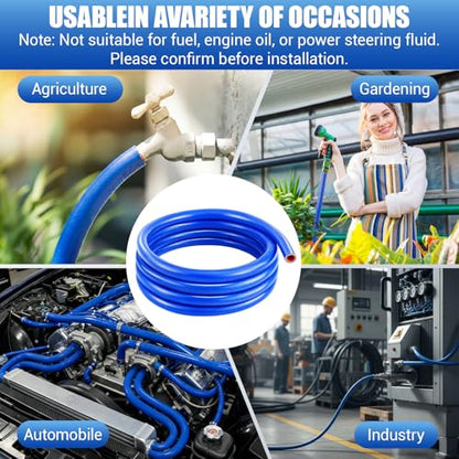 Outus 5/8" Id, 10ft Silicone Heater Hose,Coolant Radiator Hose, Blue, 1 - color: Blue, size: 5/8" ID, 10ft