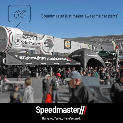 Speedmaster PCE390.1009.03 Universal 90 Deg to 90 Deg Under Covers Female Red Spark Plug Wires Suits Compatible with Chevy