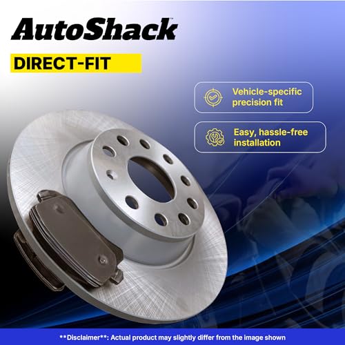 AutoShack Front & Rear Brake Rotors & Ceramic Pads for Highlander 2007