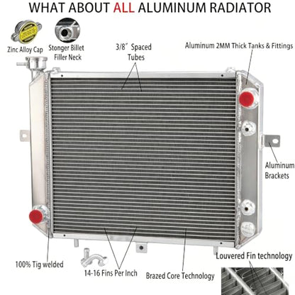 3 Row Radiator Fits Komatsu Allis Kalmar Forklift Models Replacement Radiator #3EB04A5111T #8761212