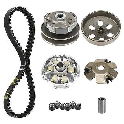 Fit For GY6 150cc Clutch and Variator Assembly Set with 842 belt for GY6 125cc And 150cc 4-Stroke Engine Scooter ATV Taotao Roketa Sunl