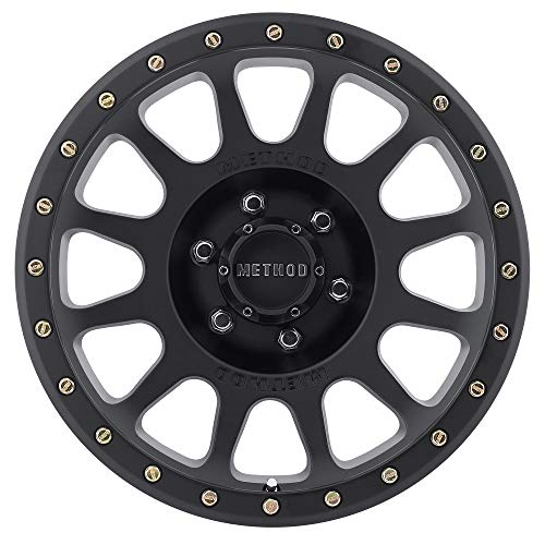 Method Race Wheels 305 NV Matte Black 16x8" 6x5.5", 0mm offset 4.5" Backspace, MR30568060500 - color: Matte Black, size: 16x8 inches, 6x5.5, 0/4.5"
