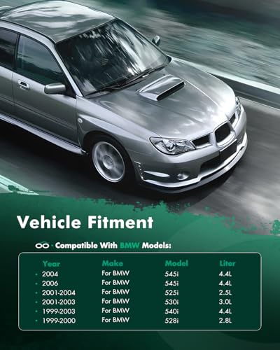SCITOO Radiator Car compatible with 525i 528i 530i 540i 545i 740i 740iL M5 - size: 2284
