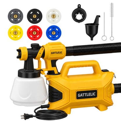 GATTLELIC 650W HVLP Paint Sprayer with Separate Motor - color: Electric-HVLP