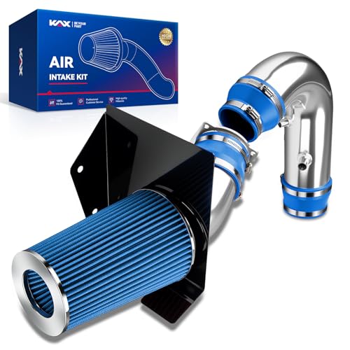 KAX 4" Cold Air Intake Kit for 1997-2003 Ford F-150 4.6/5.4L, Blue - color: Blue