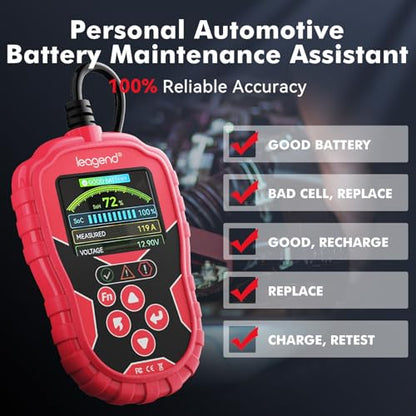 Car Battery Tester 6V/12V with 20-2000A CCA