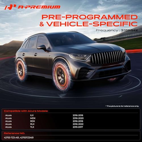A-Premium 315MHz Pre-programmed TPMS Sensor Tire Pressure Monitoring Sensor