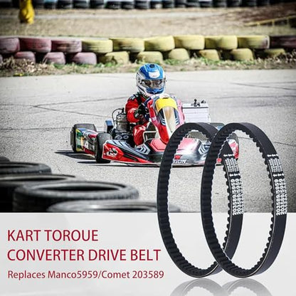 3PCS 30 Series Go Kart Drive Belt Replaces Manco 5959 / Comet 203589 Durable Trorque Converter Belt - size: 30 Series 5959