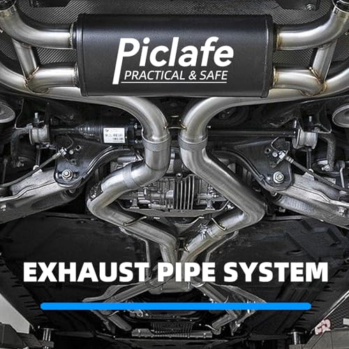 4 Inch Exhaust Pipe, 4'' Stainless Steel Straight Exhaust Pipe, 30" Length 4'' Muffler Replacement Pipe - size: 4 Inch without Clamps