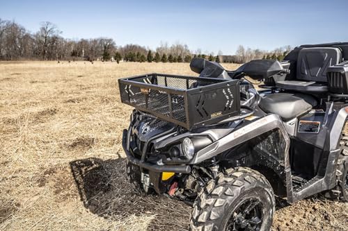 Kolpin 53360 ATV Front Rack Gear Basket, Black