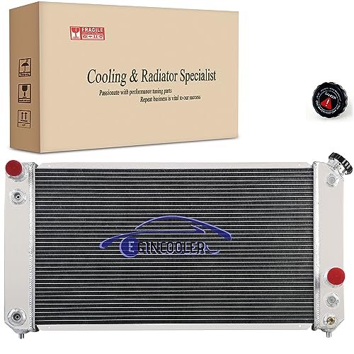4 Row Core Aluminum Radiator For 1996-2005 2003 2004 Chevy Blazer S10 GMC Jimmy/Sonoma 4.3L All Aluminum Radiador - size: 4 Row Radiatdor