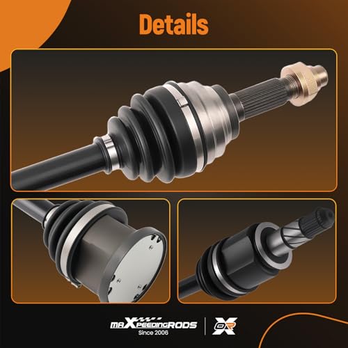 maXpeedingrods Front Left & Right Side CV Axle Assembly for Infiniti G25 - size: for 66-628
