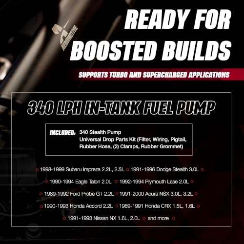 Aeromotive Stealth 340 Universal In Tank Fuel Pump - 340 LPH High - 11541