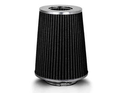 Rtunes Racing 4-Inch 102mm Truck Dry Cone Air Filter, Black, 8-Inch Tall - size: Truck 4"