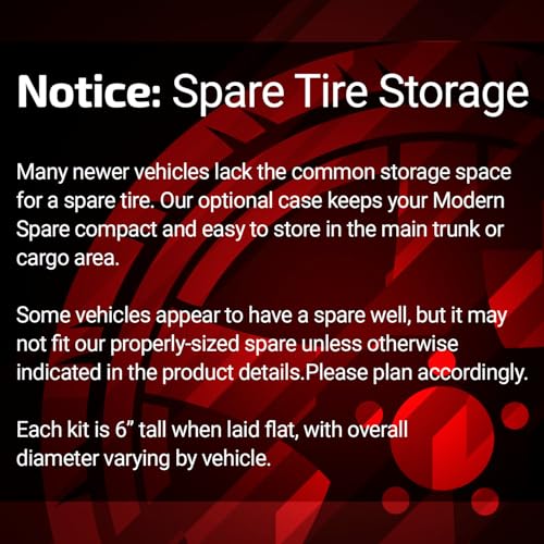 Modern Spare - Fits 2016-2027 Chrysler Pacifica - Wheel & Tire Only - style: Wheel & Tire Only